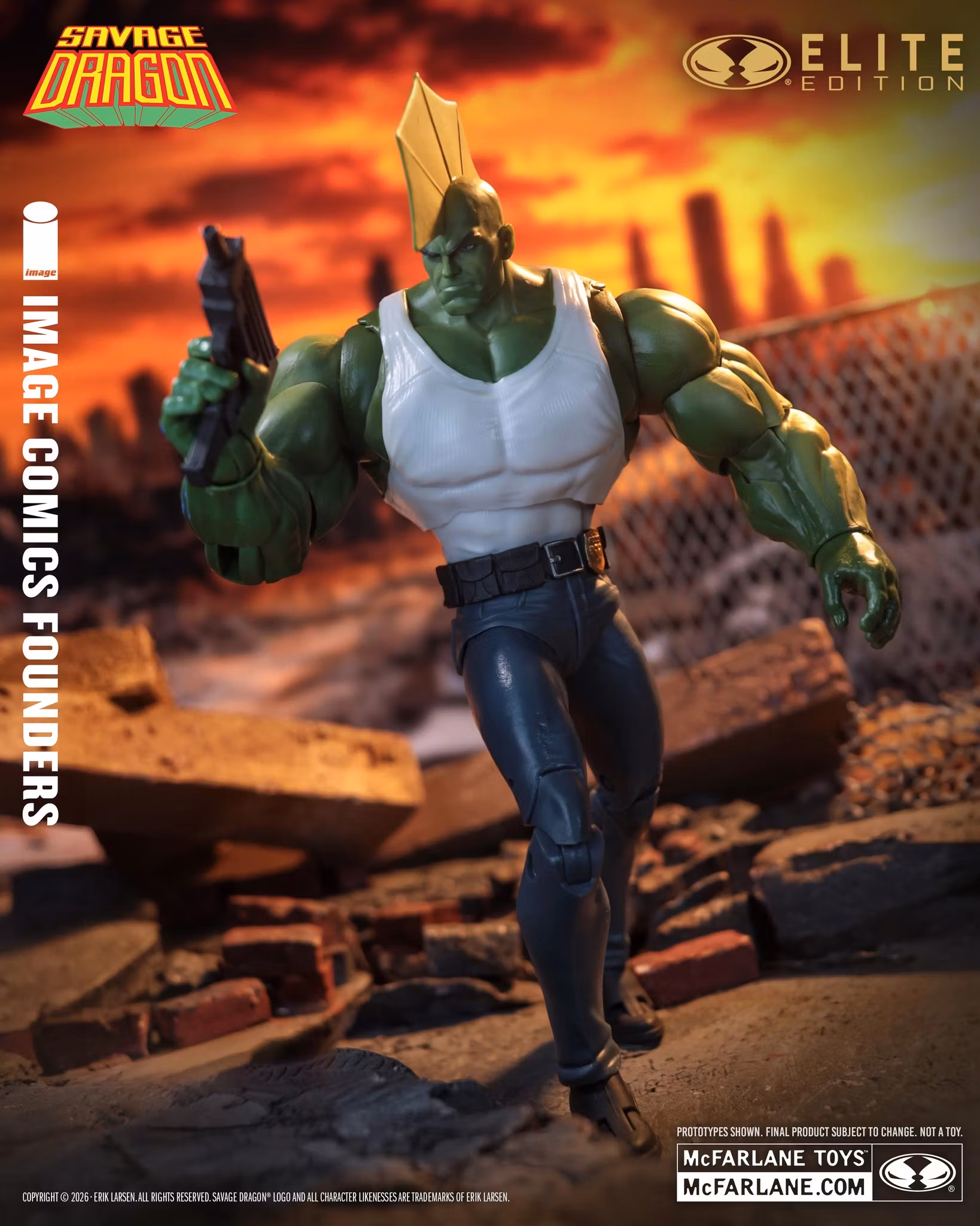 Savage Dragon McFarlane Elite Edition Savage Dragon (Image Comics Founders Series) Action Figure