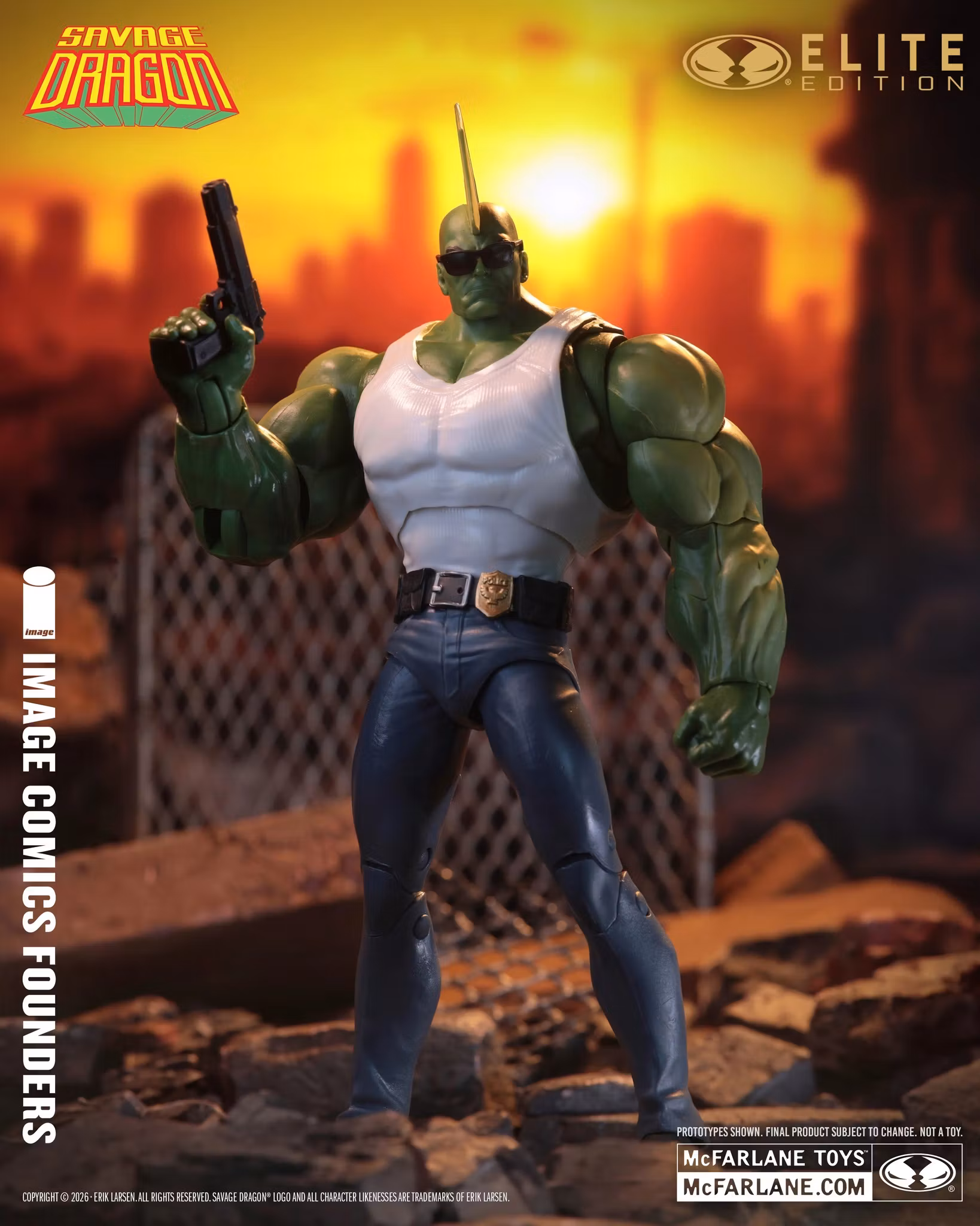 Savage Dragon McFarlane Elite Edition Savage Dragon (Image Comics Founders Series) Action Figure