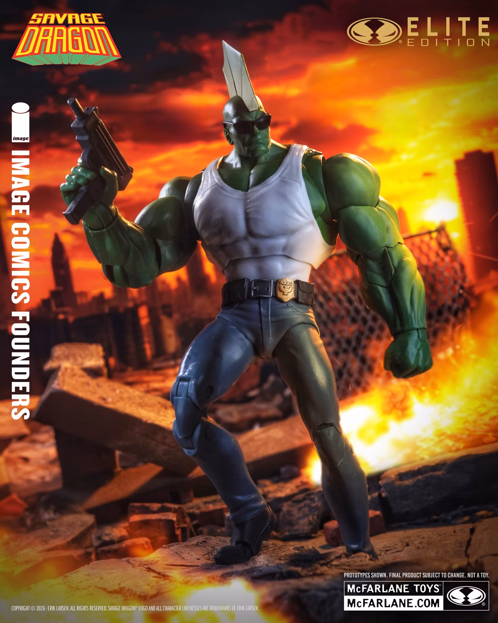 Savage Dragon McFarlane Elite Edition Savage Dragon (Image Comics Founders Series) Action Figure