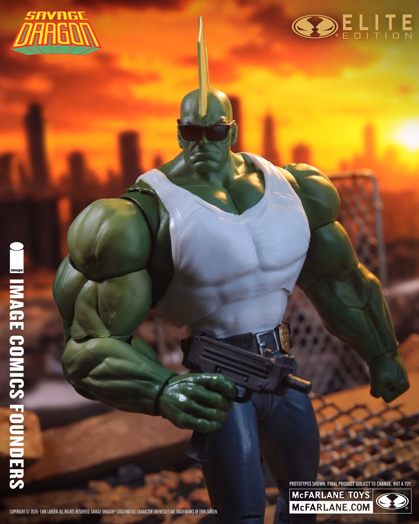 Savage Dragon McFarlane Elite Edition Savage Dragon (Image Comics Founders Series) Action Figure