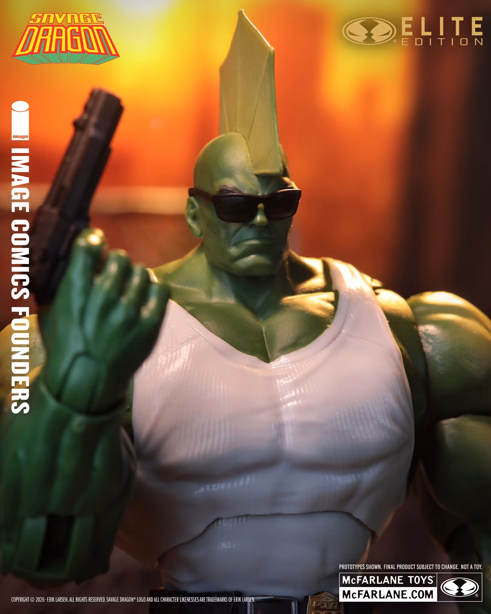 Savage Dragon McFarlane Elite Edition Savage Dragon (Image Comics Founders Series) Action Figure