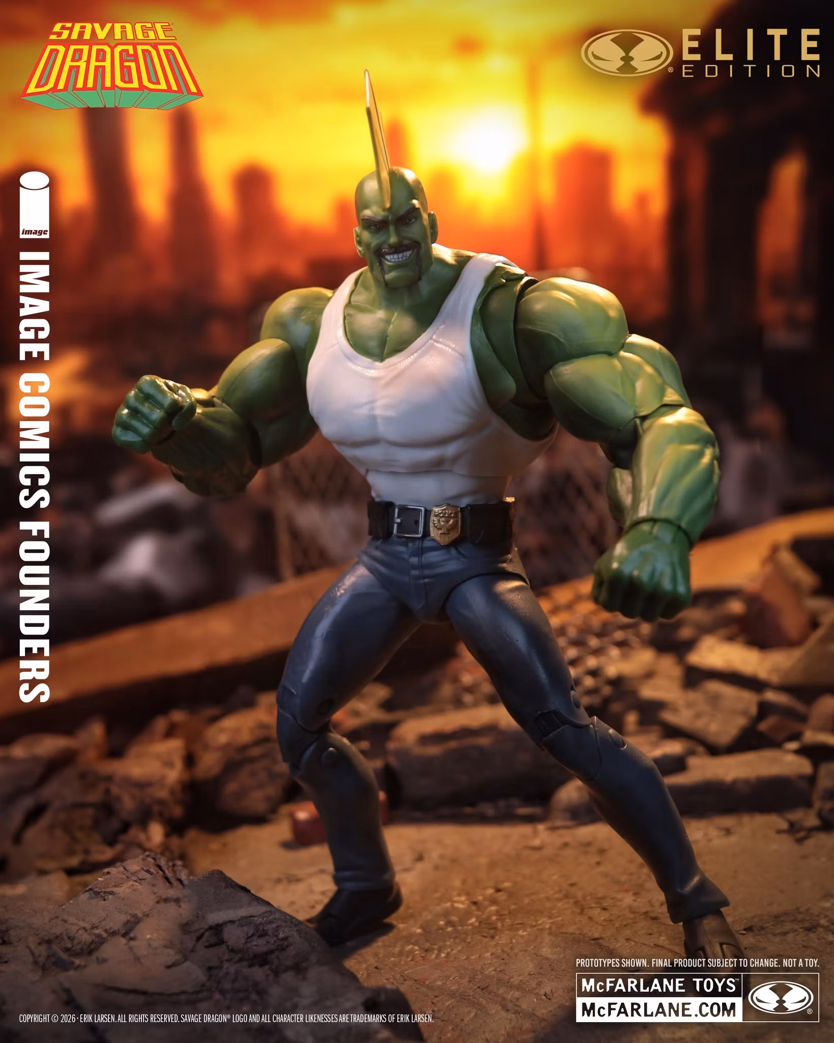 Savage Dragon McFarlane Elite Edition Savage Dragon (Image Comics Founders Series) Action Figure