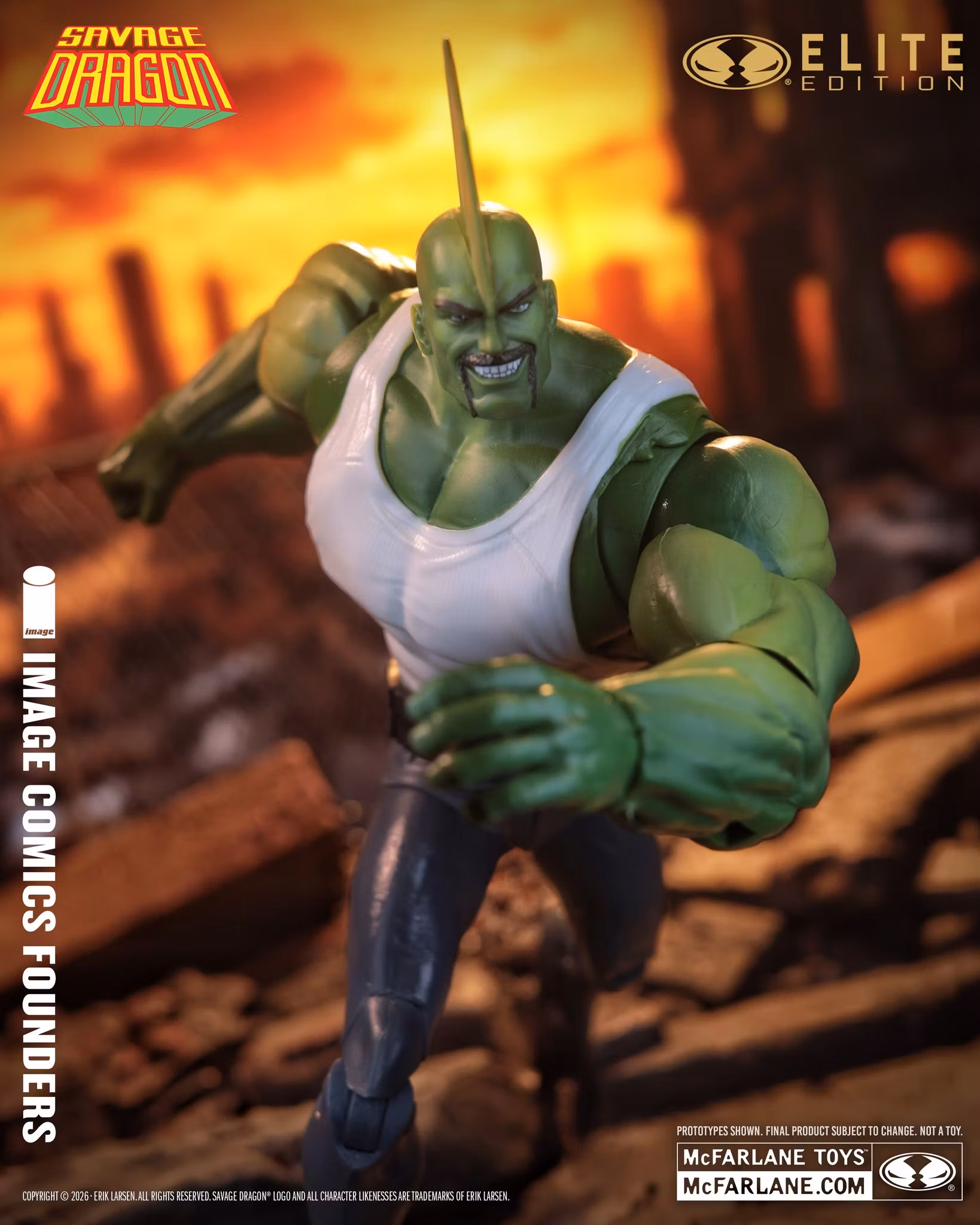 Savage Dragon McFarlane Elite Edition Savage Dragon (Image Comics Founders Series) Action Figure