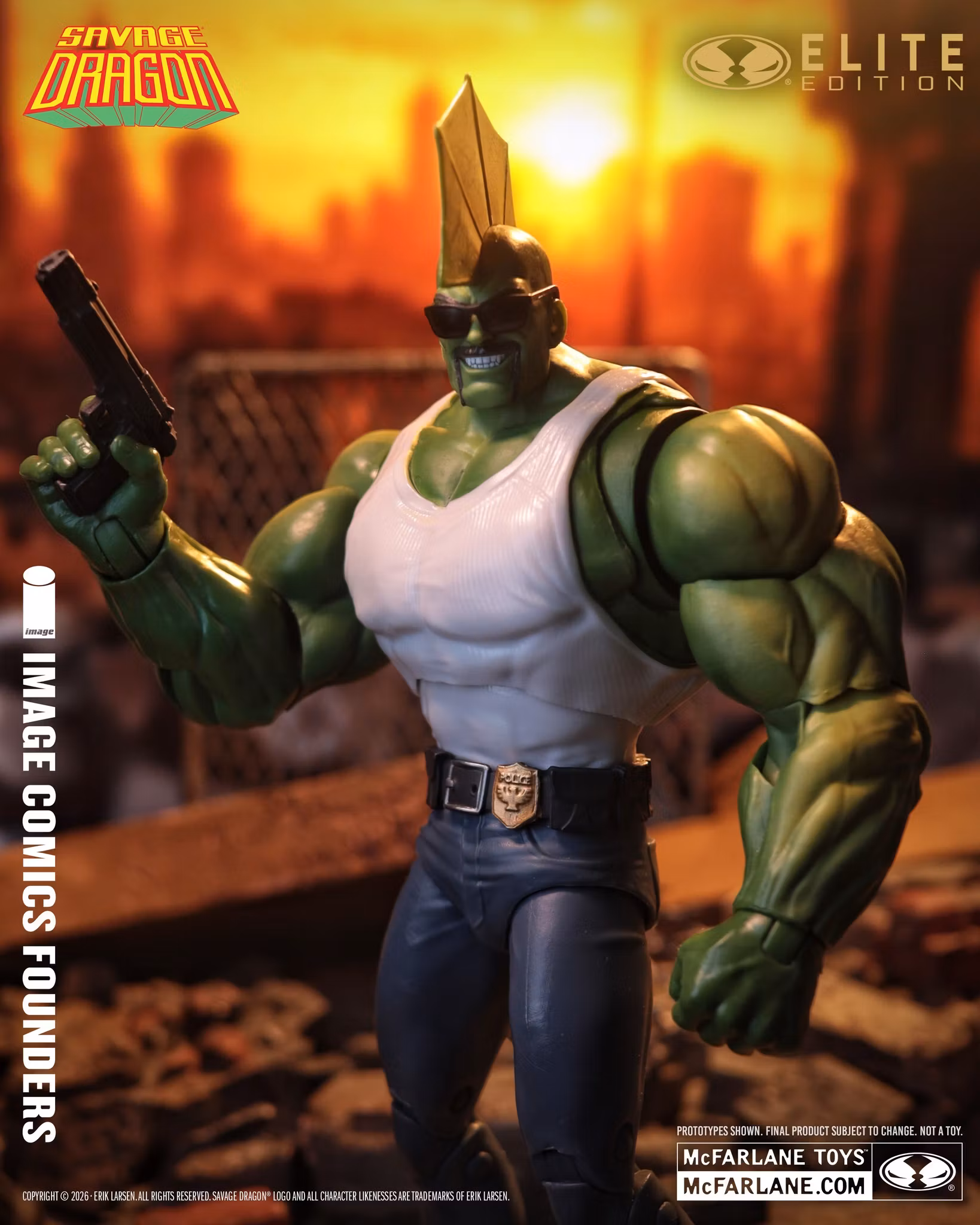 Savage Dragon McFarlane Elite Edition Savage Dragon (Image Comics Founders Series) Action Figure