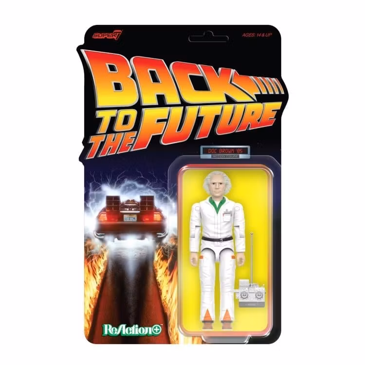 Back to the Future ReAction+ Doc Brown '85 Action Figure