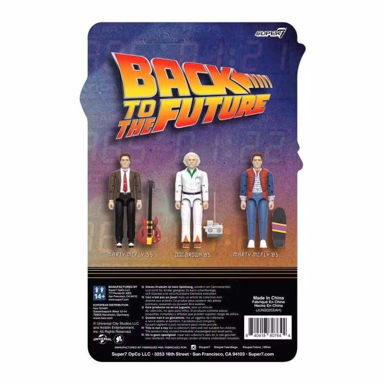 Back to the Future ReAction+ Marty McFly '85 Action Figure