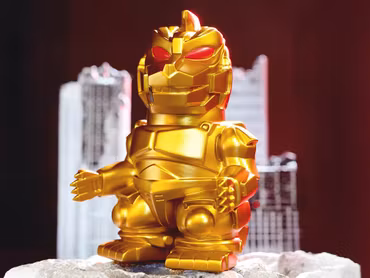 Toho FUN! FUN! Mechagodzilla (Vintage Toy Gold) SDCC 2025 Exclusive Figure