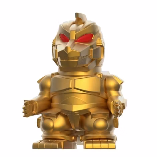 Toho FUN! FUN! Mechagodzilla (Vintage Toy Gold) SDCC 2025 Exclusive Figure