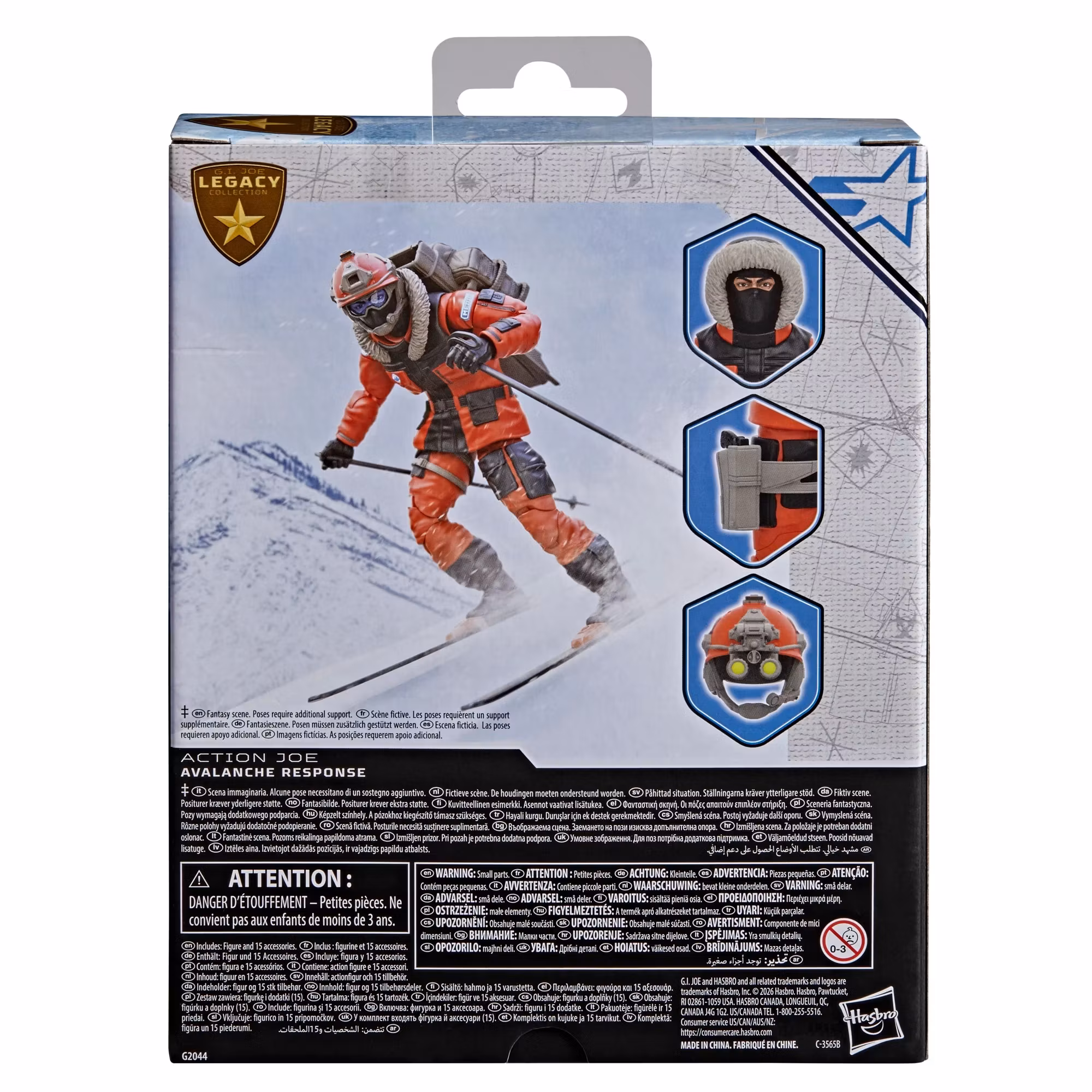 G.I. Joe Classified Series Legacy Collection Action Joe (Avalanche Response) Action Figure