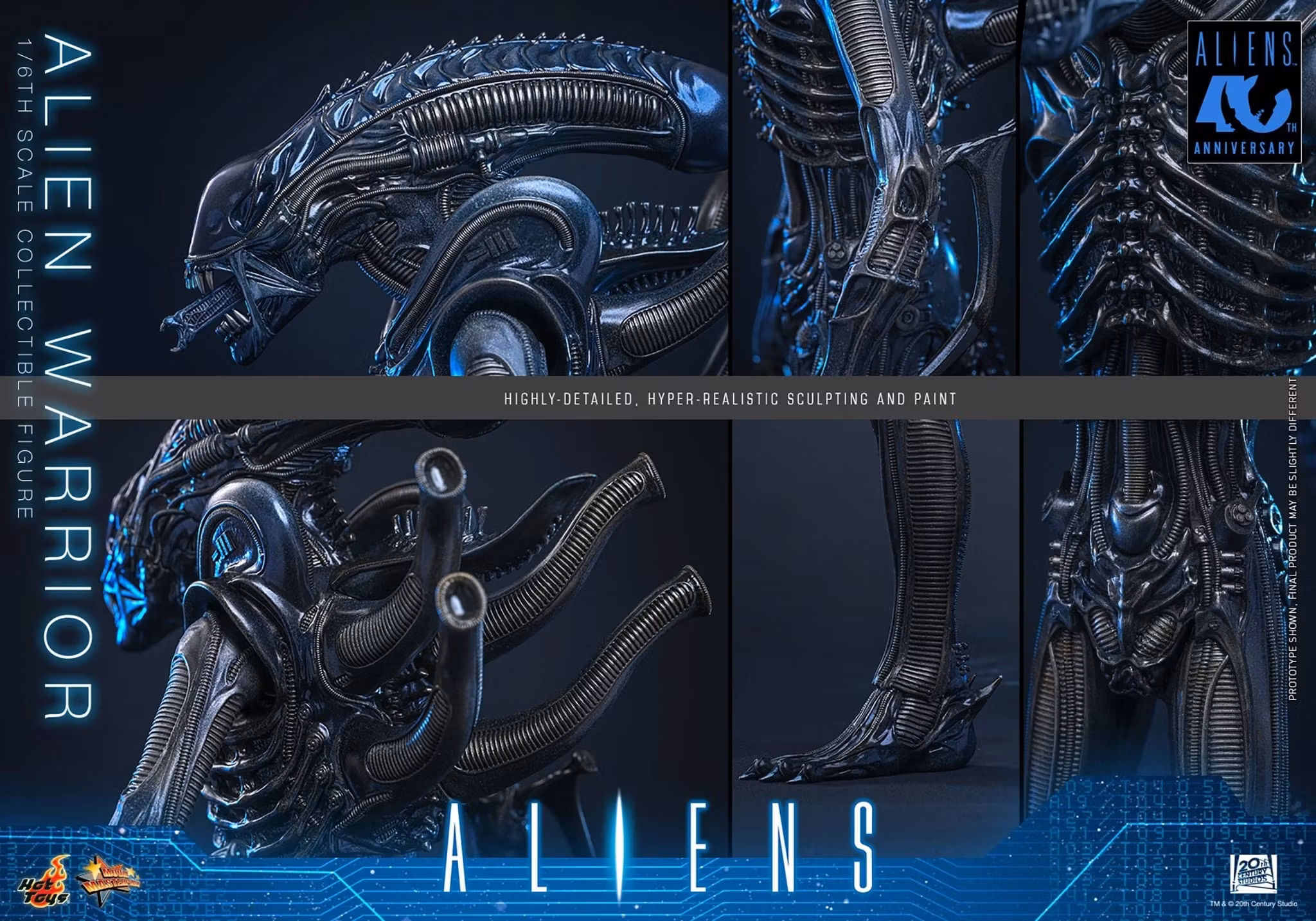 Aliens MMS898 Alien Warrior 1/6th Scale Collectible Figure