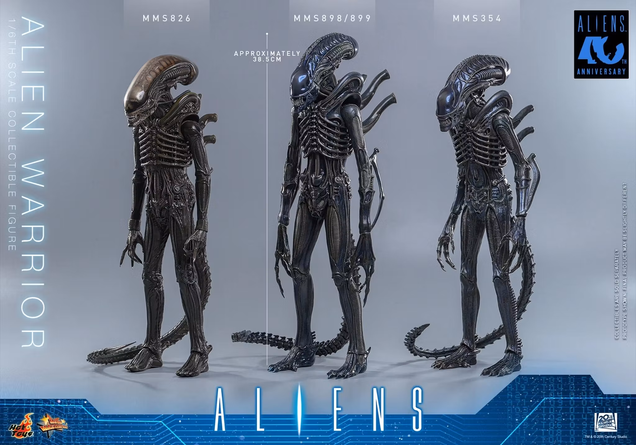 Aliens MMS898 Alien Warrior 1/6th Scale Collectible Figure