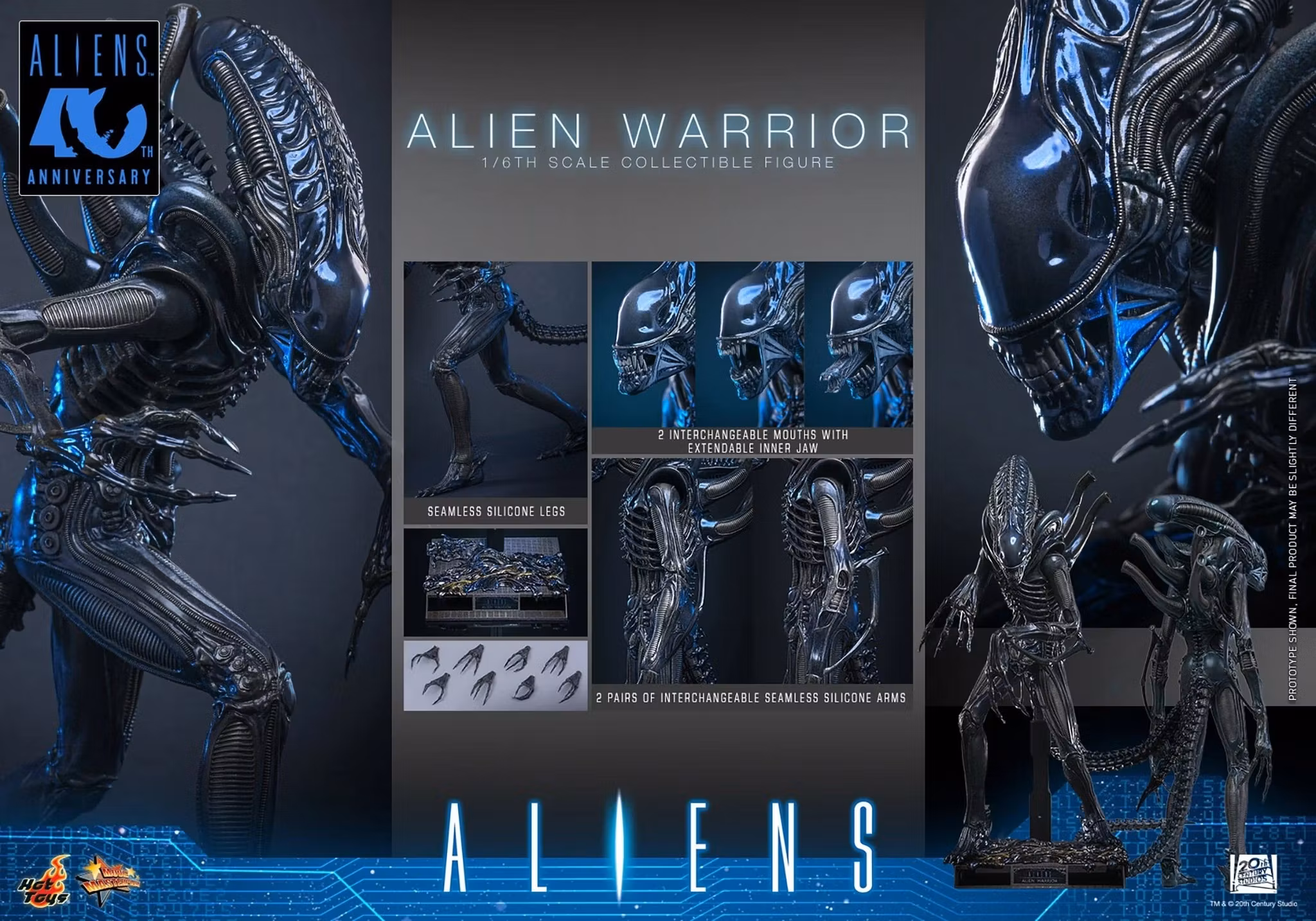 Aliens MMS898 Alien Warrior 1/6th Scale Collectible Figure
