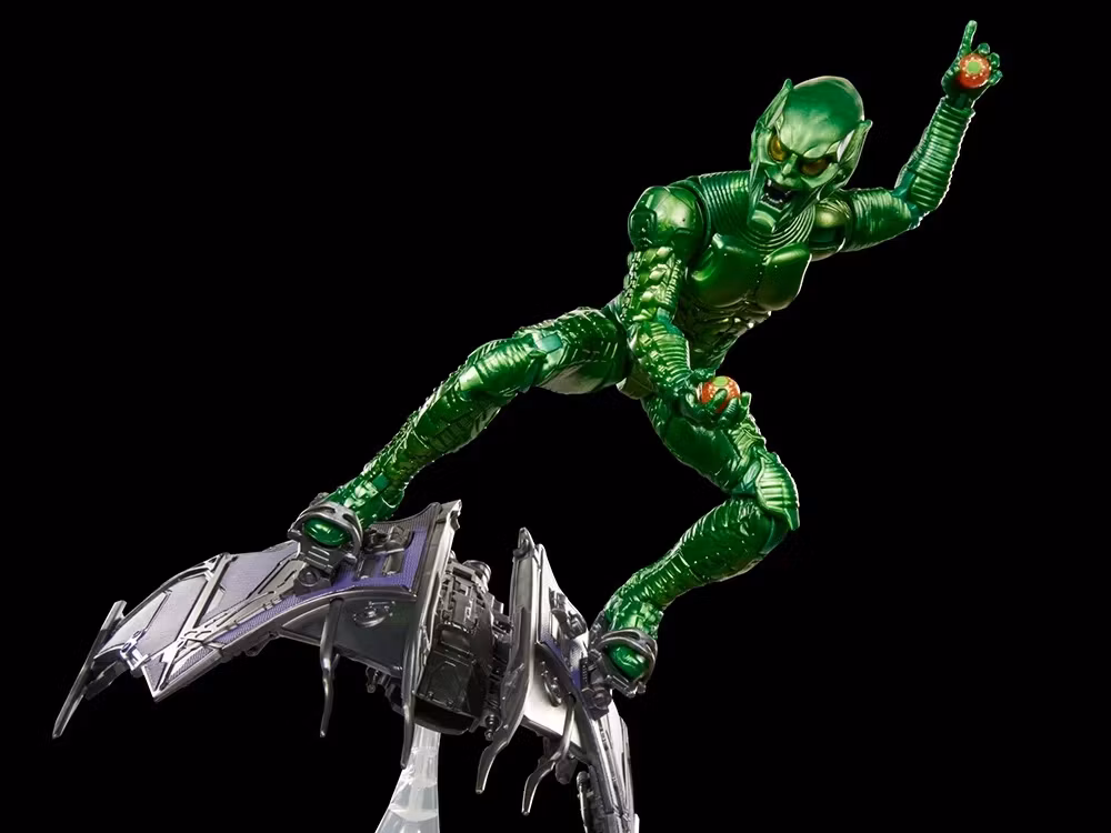 Spider-Man: No Way Home Marvel Legends Green Goblin Action Figure and Glider Set