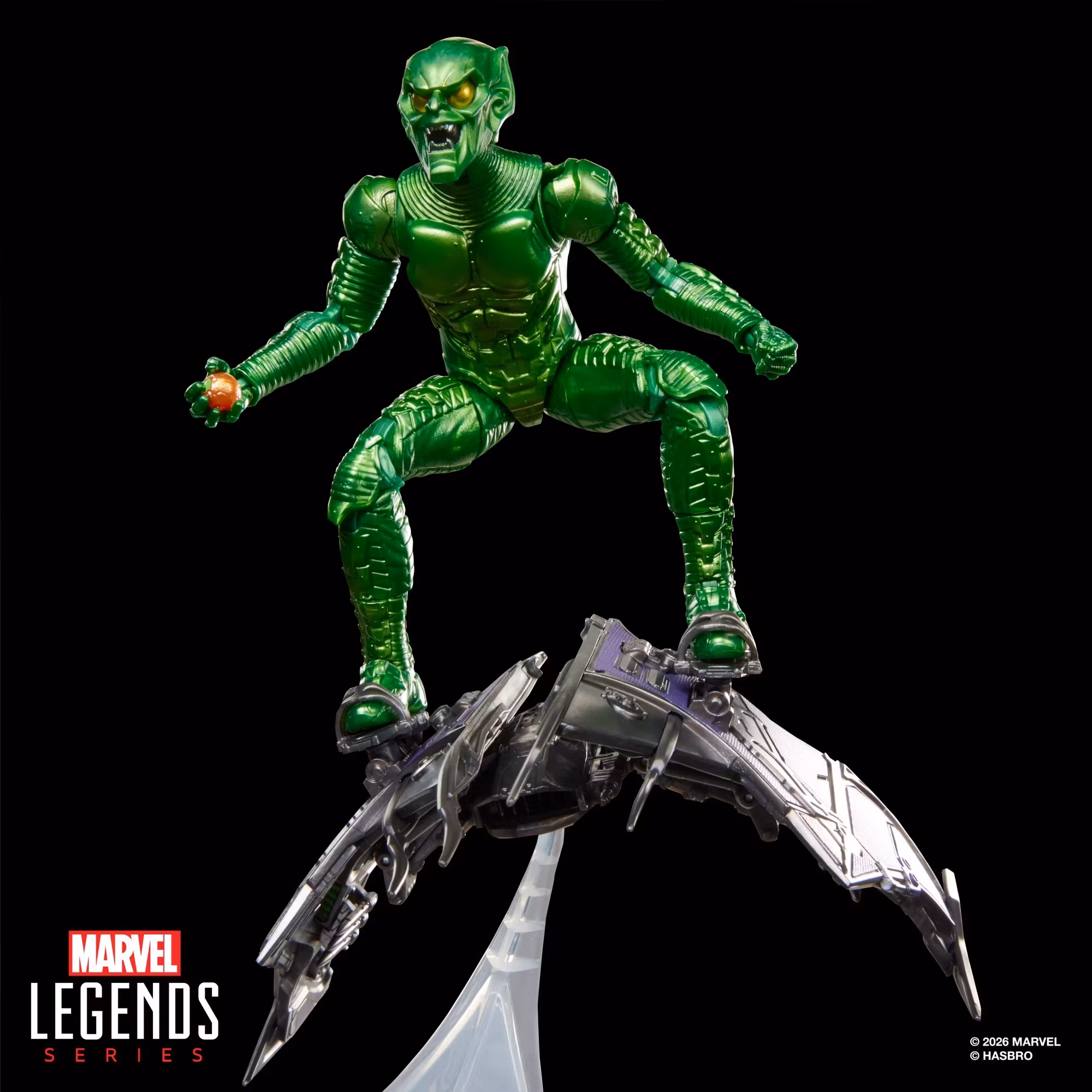 Spider-Man: No Way Home Marvel Legends Green Goblin Action Figure and Glider Set
