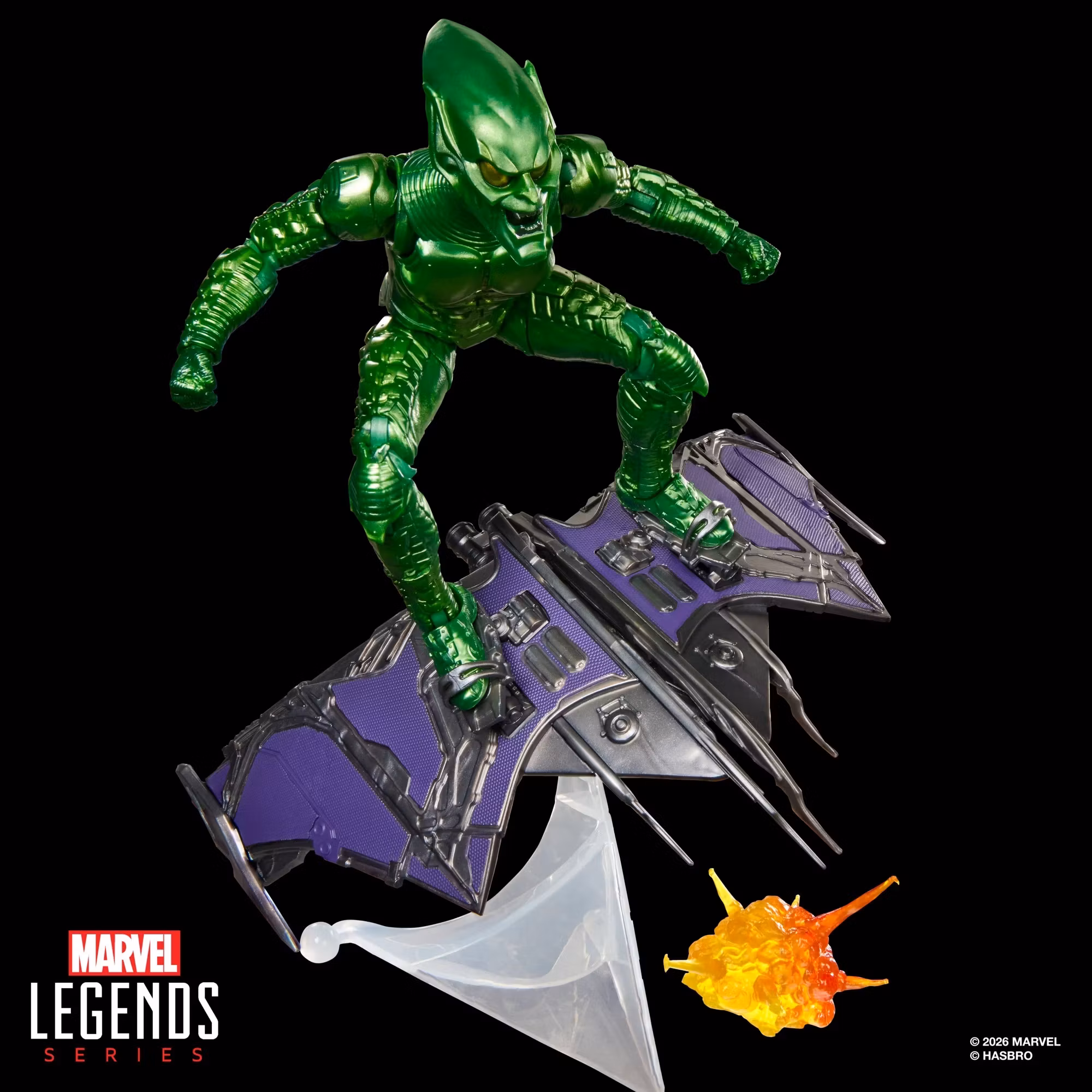 Spider-Man: No Way Home Marvel Legends Green Goblin Action Figure and Glider Set