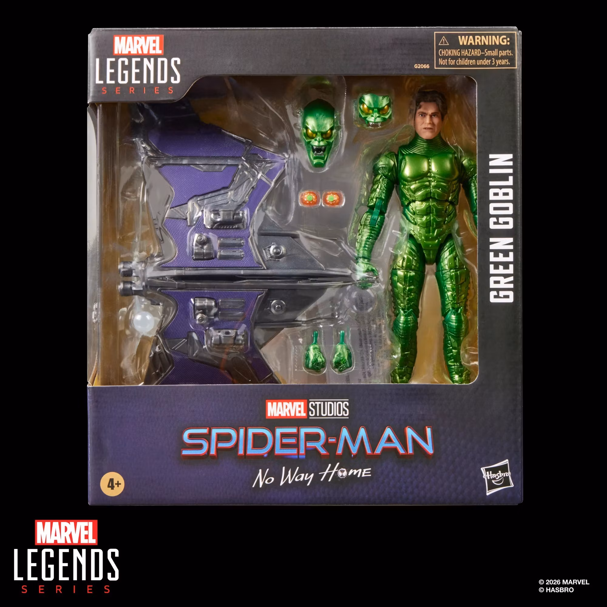 Spider-Man: No Way Home Marvel Legends Green Goblin Action Figure and Glider Set