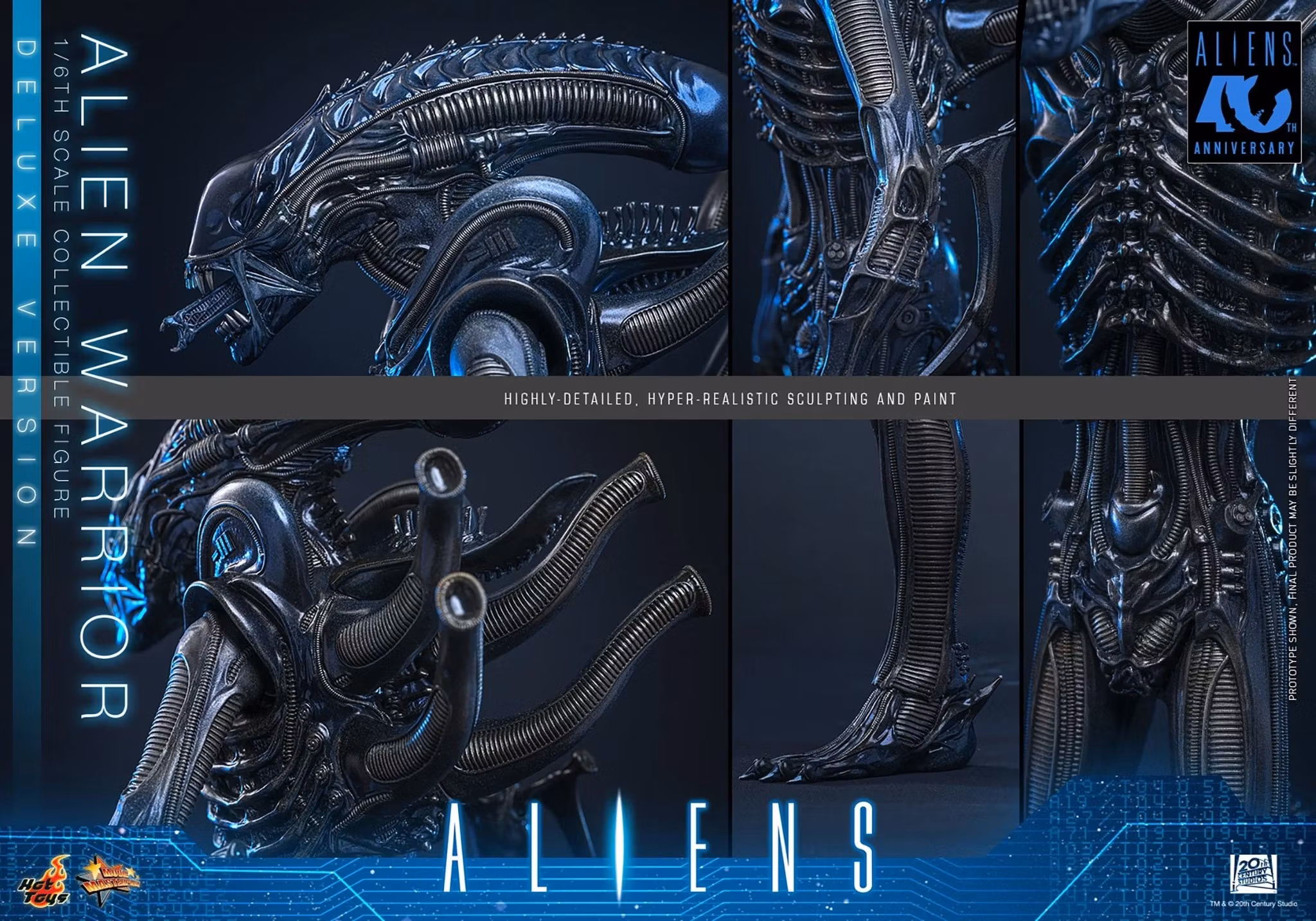 Aliens MMS899 Alien Warrior (Deluxe Ver.) 1/6th Scale Collectible Figure