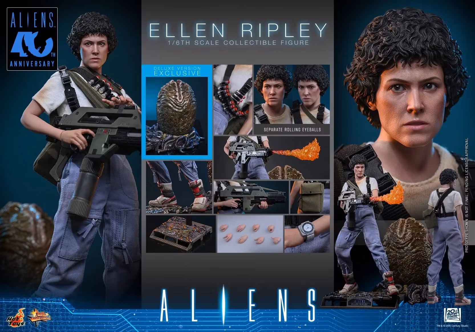 Aliens MMS895 Ellen Ripley (Deluxe Ver.) 1/6th Scale Collectible Figure