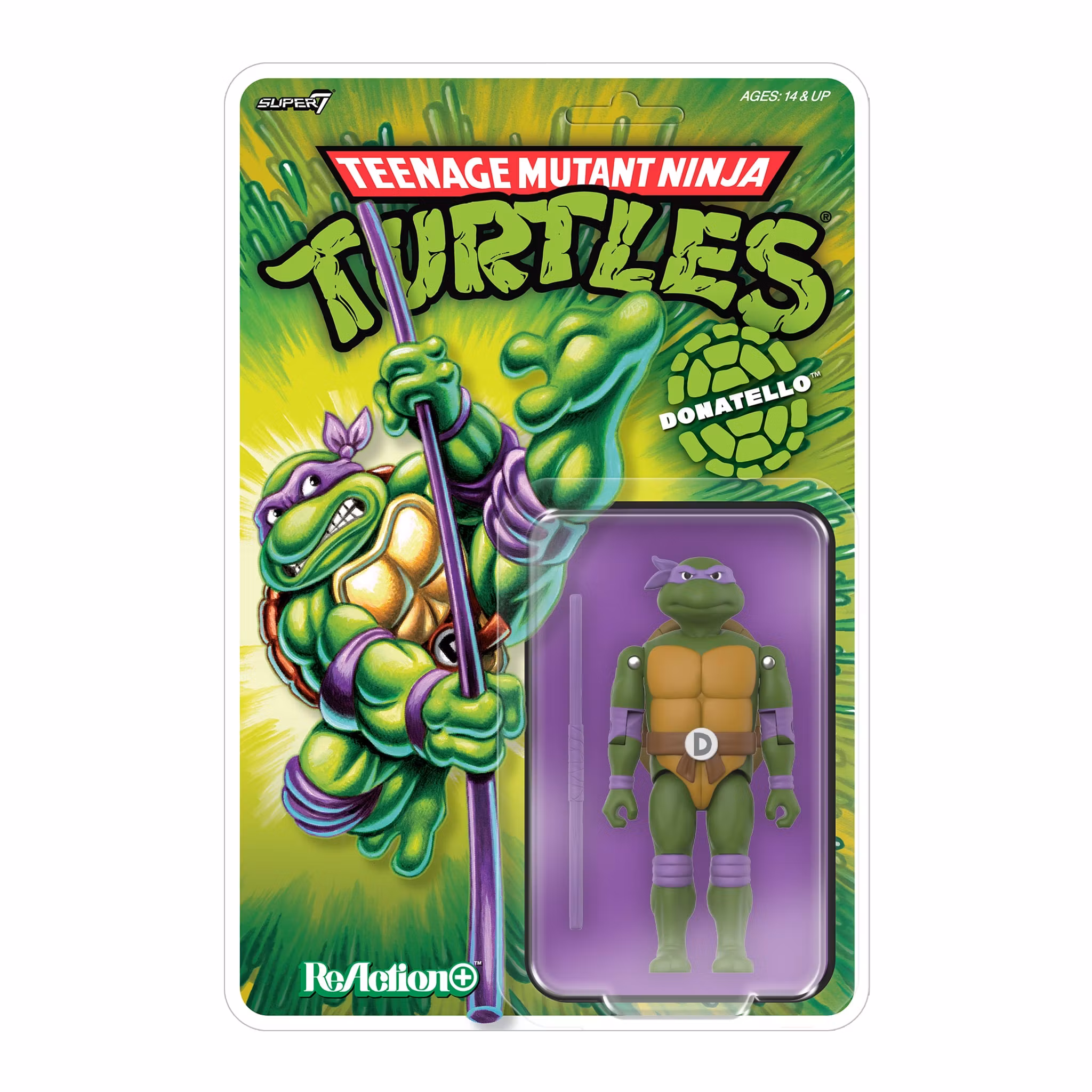 Teenage Mutant Ninja Turtles ReAction+ Donatello Action Figure