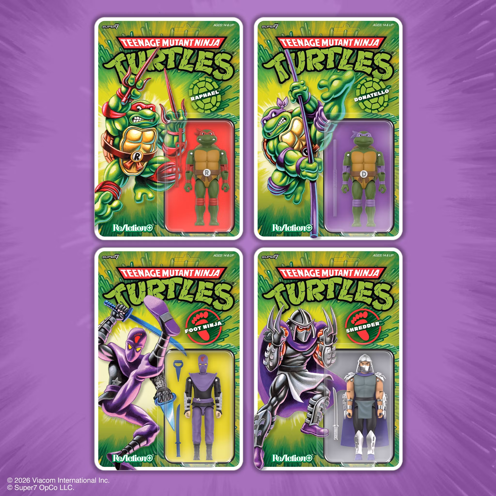 Teenage Mutant Ninja Turtles ReAction+ Raphael Action Figure