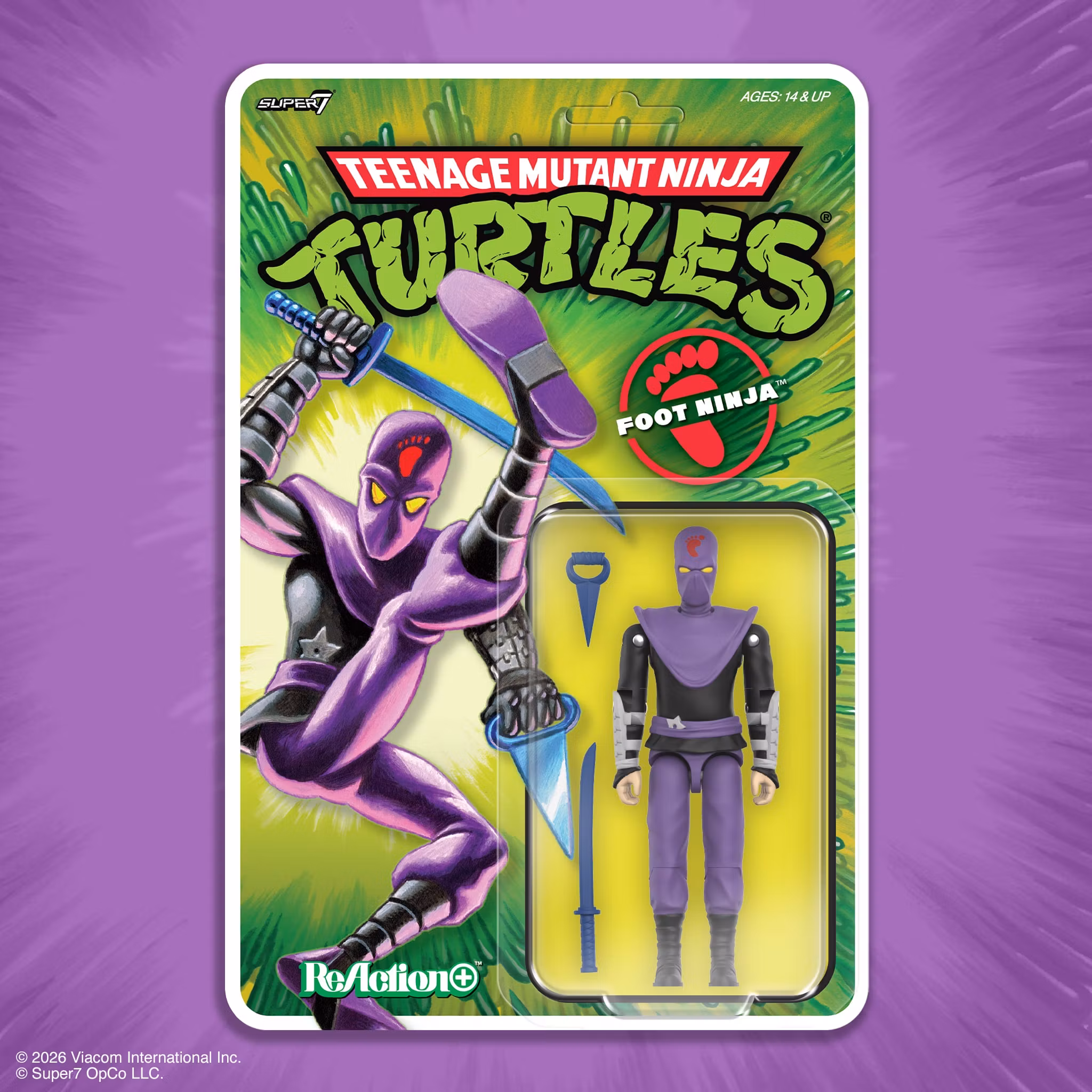Teenage Mutant Ninja Turtles ReAction+ Foot Ninja Action Figure