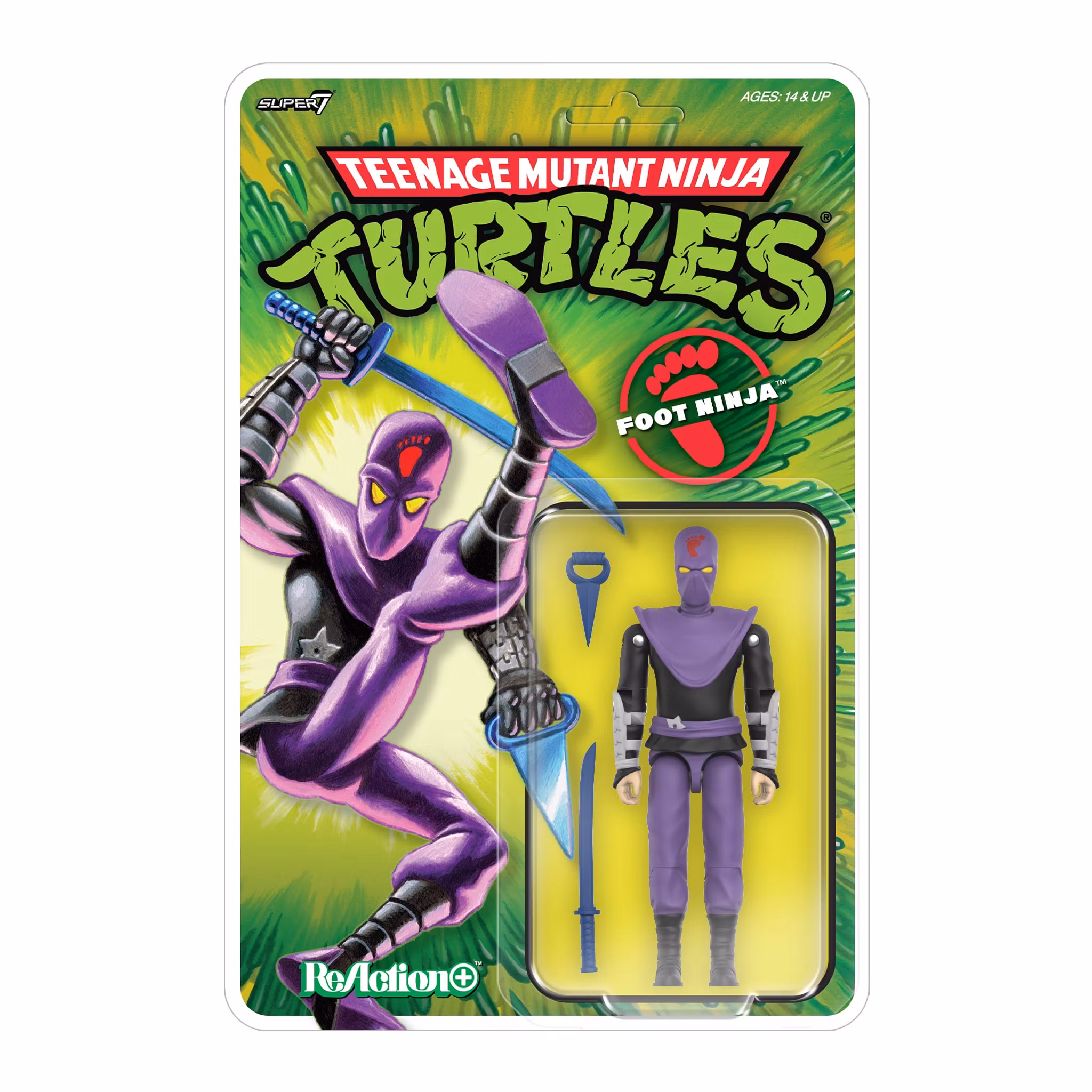 Teenage Mutant Ninja Turtles ReAction+ Foot Ninja Action Figure