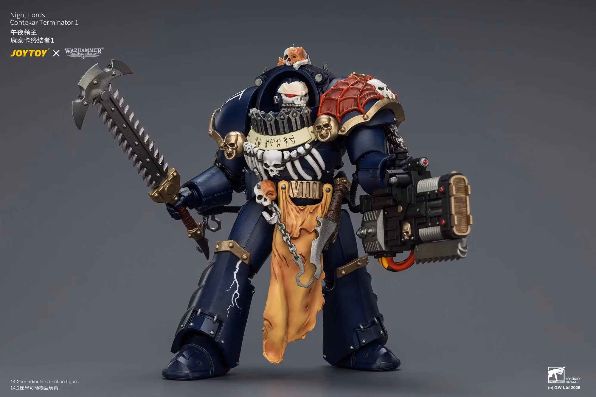 Warhammer: The Horus Heresy Night Lords Contekar Terminator 1 1/18 Scale Action Figure