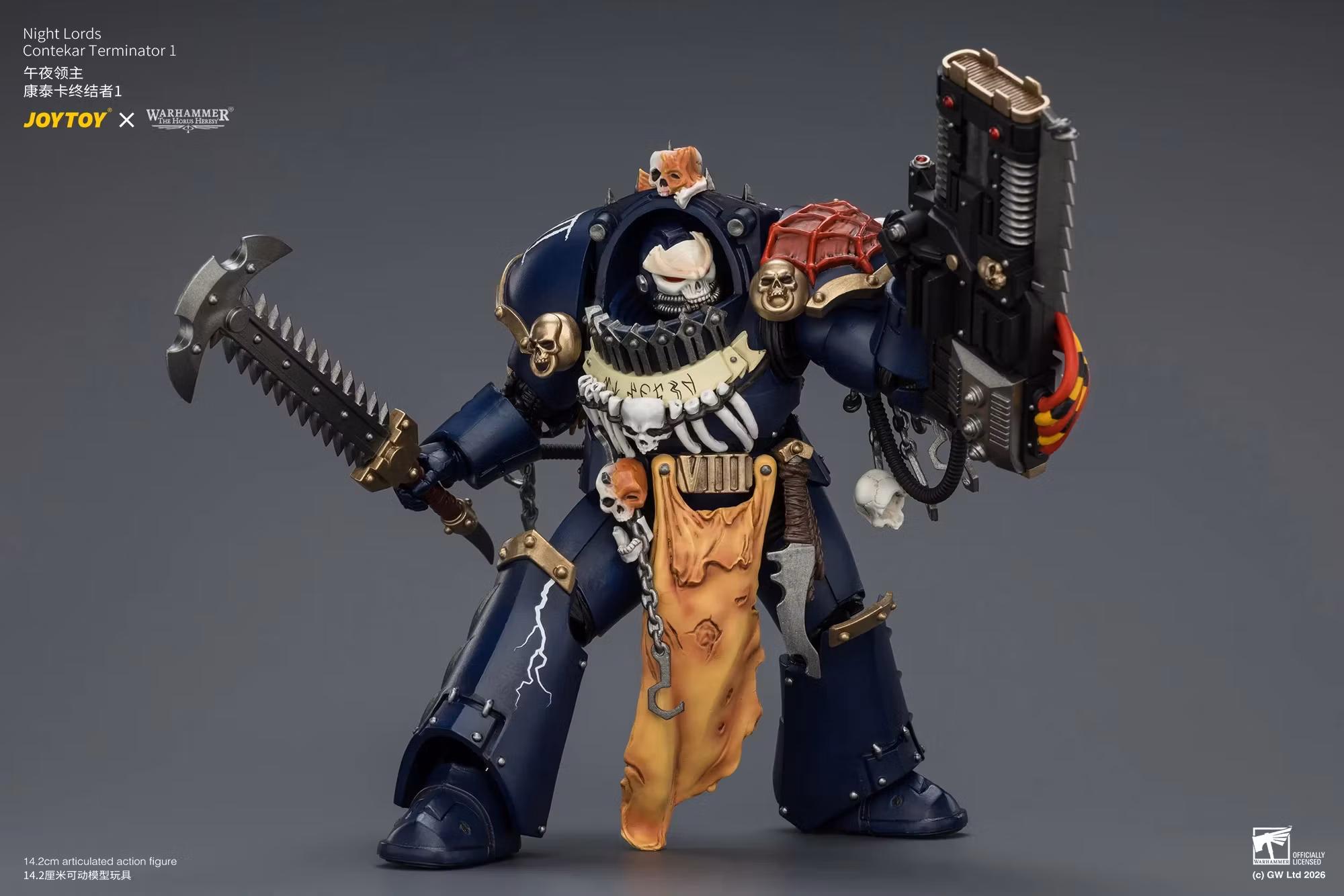 Warhammer: The Horus Heresy Night Lords Contekar Terminator 1 1/18 Scale Action Figure