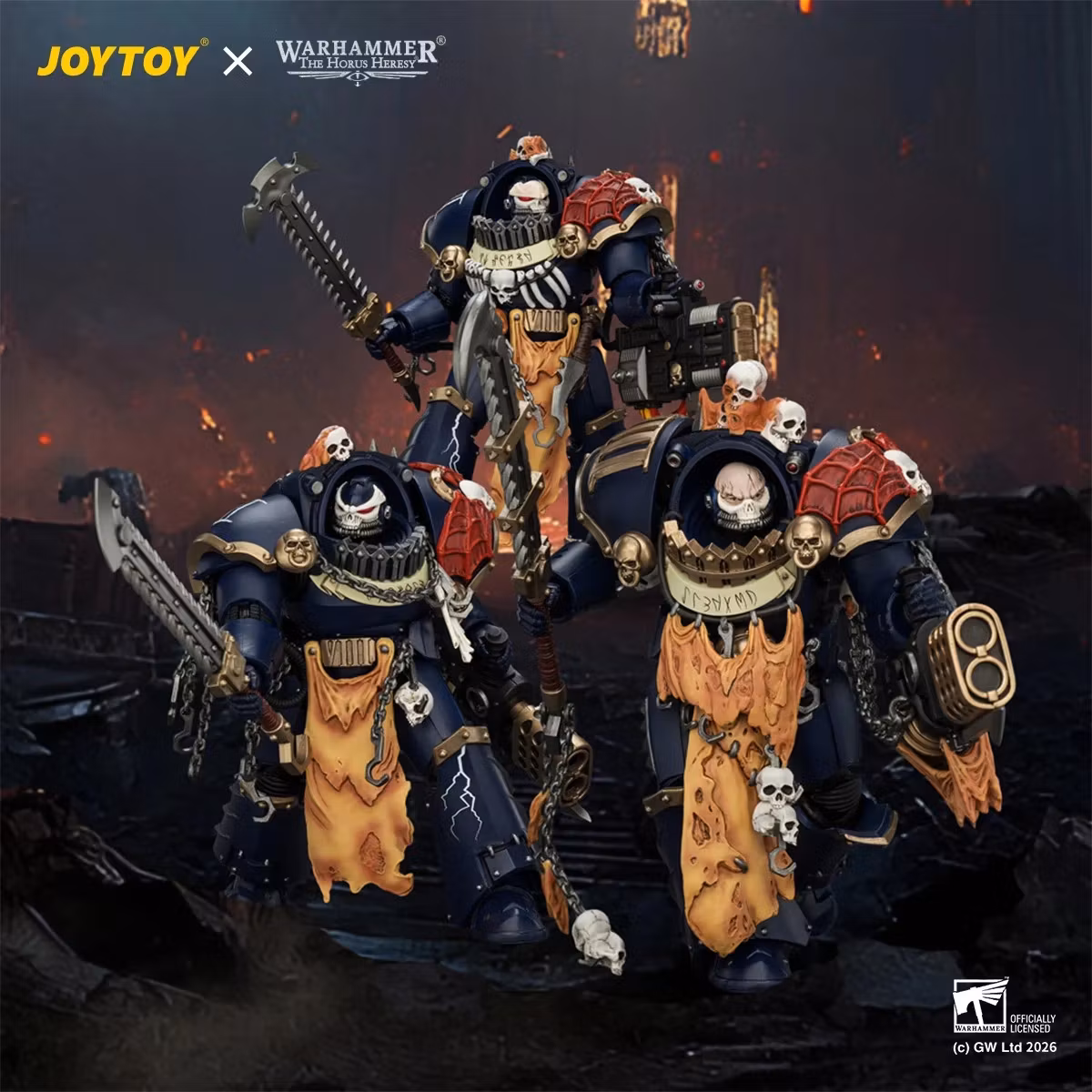 Warhammer: The Horus Heresy Night Lords Contekar Terminator 1 1/18 Scale Action Figure