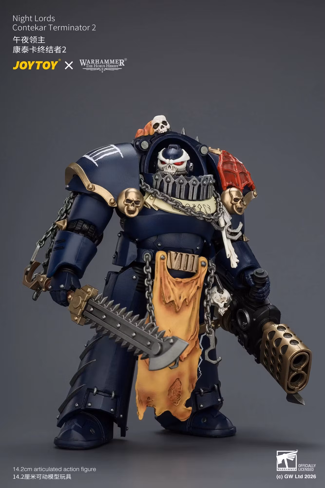 Warhammer: The Horus Heresy Night Lords Contekar Terminator 2 1/18 Scale Action Figure