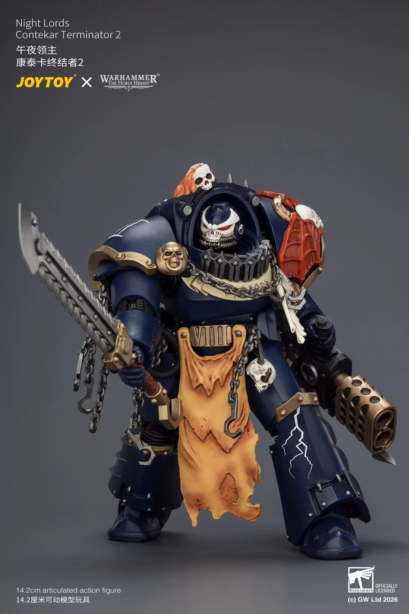 Warhammer: The Horus Heresy Night Lords Contekar Terminator 2 1/18 Scale Action Figure