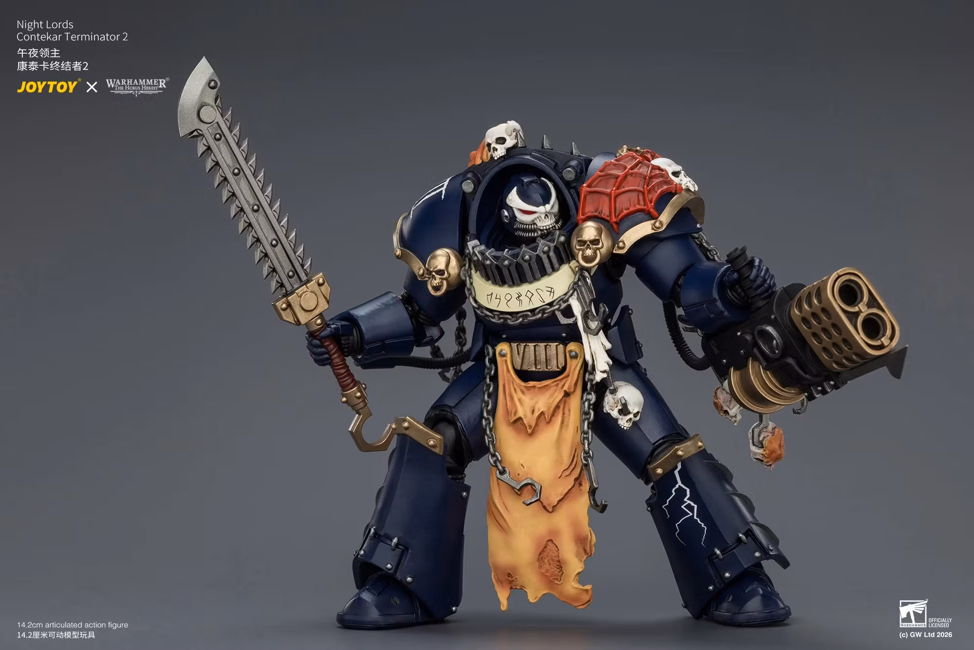 Warhammer: The Horus Heresy Night Lords Contekar Terminator 2 1/18 Scale Action Figure