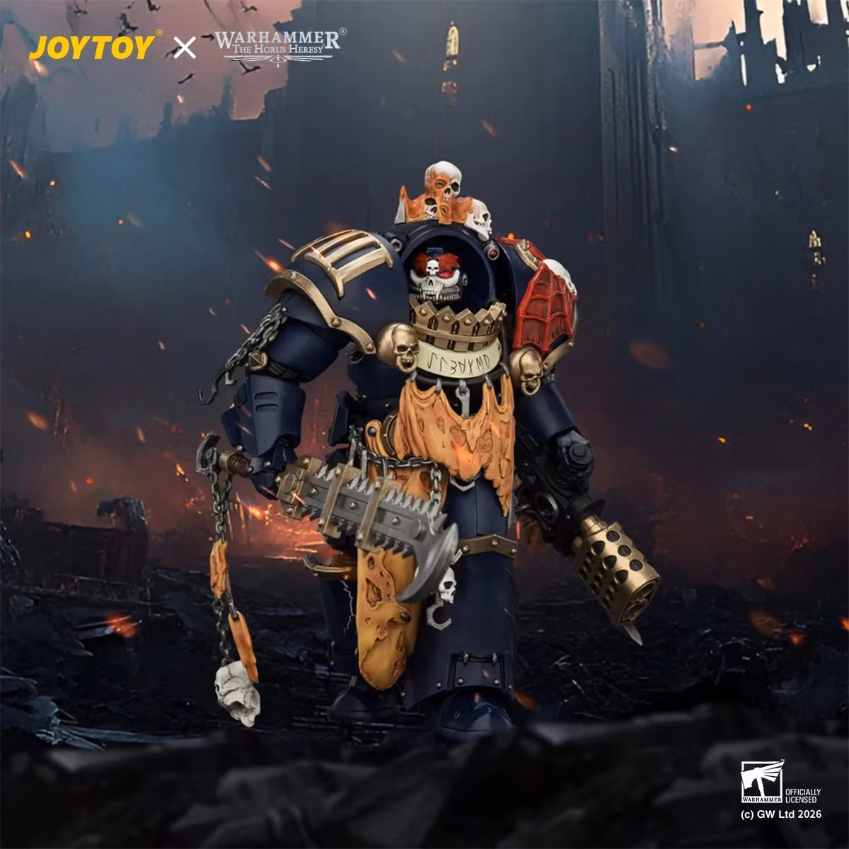 Warhammer: The Horus Heresy Night Lords Contekar Terminator Dissident 1/18 Scale Action Figure