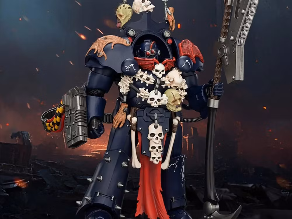 Warhammer: The Horus Heresy Night Lords Legion Praetor in Tartaros Terminator Armour 1/18 Scale Action Figure