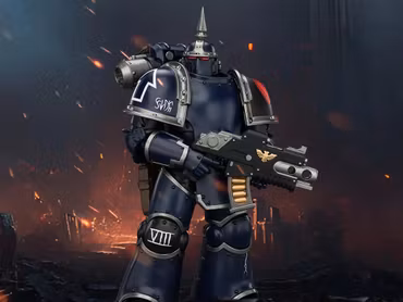 Warhammer: The Horus Heresy Night Lords MK III Tactical Legionary with Bolter and Bolt Pistol 1/18 Scale Action Figure