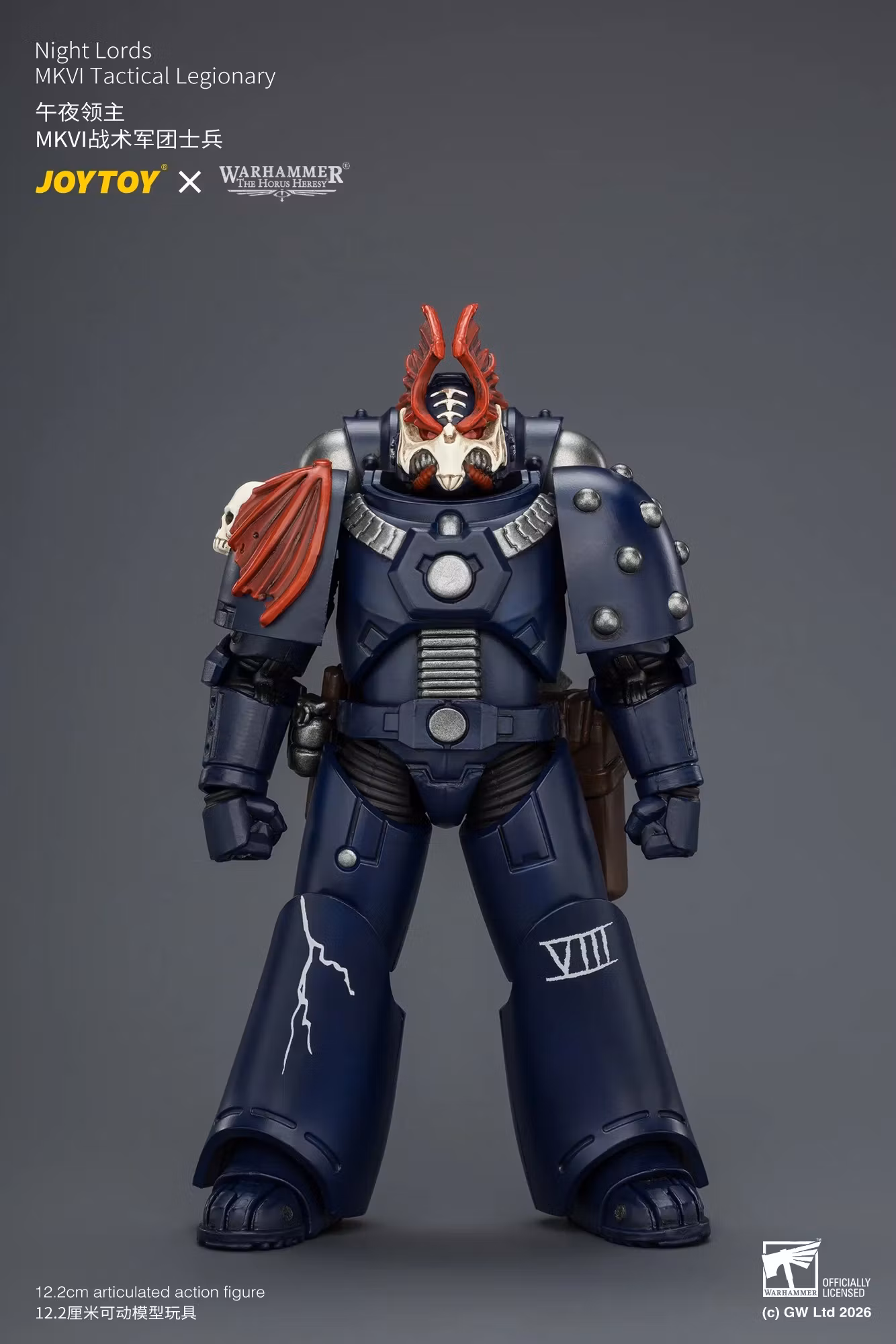 Warhammer: The Horus Heresy Night Lords MKVI Tactical Legionary 1/18 Scale Action Figure