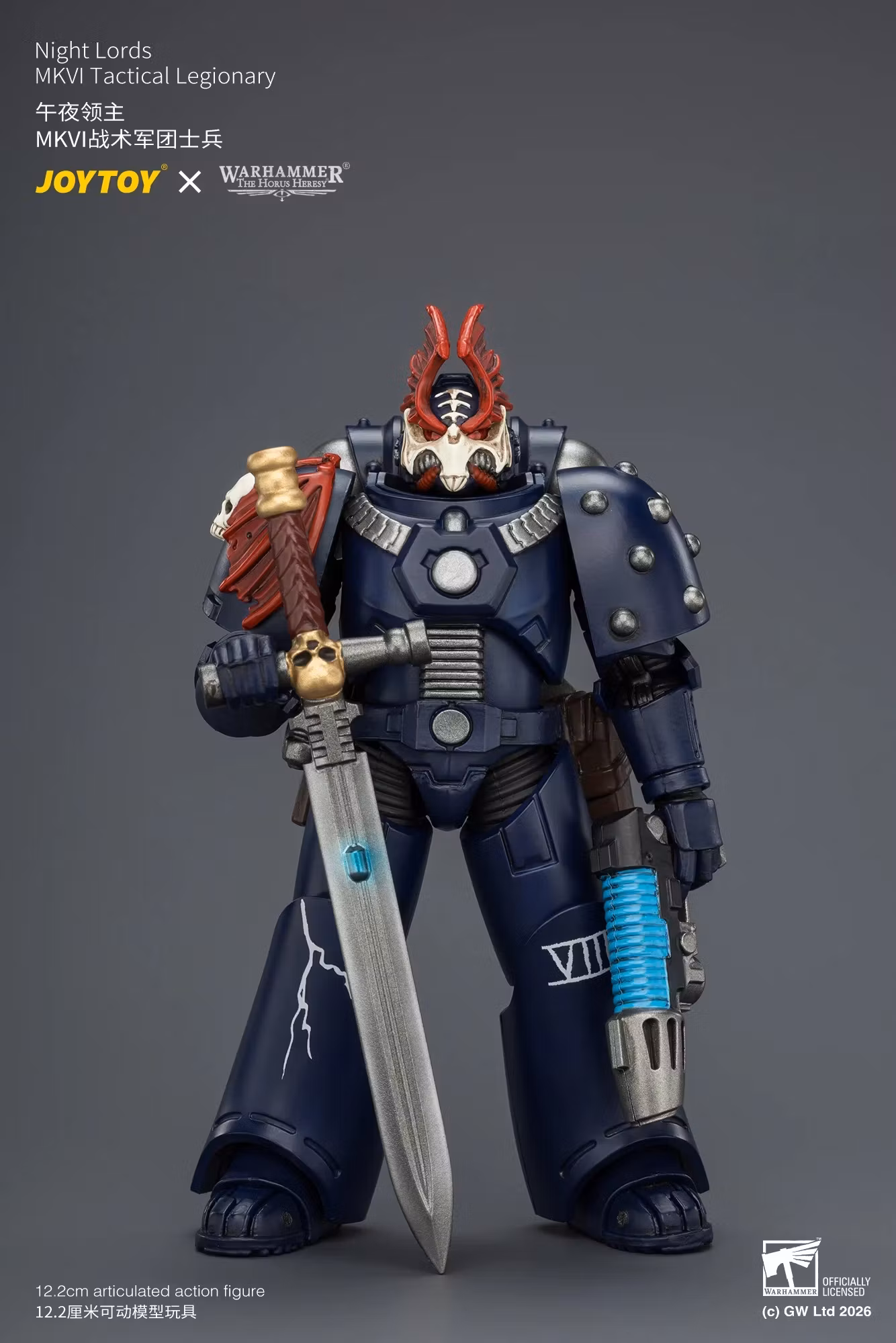 Warhammer: The Horus Heresy Night Lords MKVI Tactical Legionary 1/18 Scale Action Figure