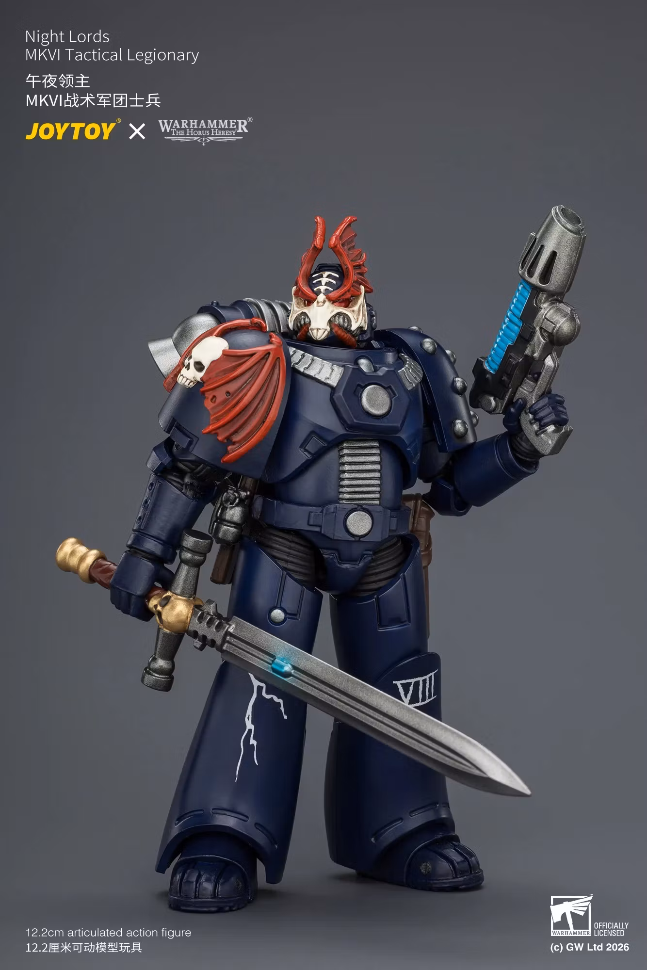 Warhammer: The Horus Heresy Night Lords MKVI Tactical Legionary 1/18 Scale Action Figure