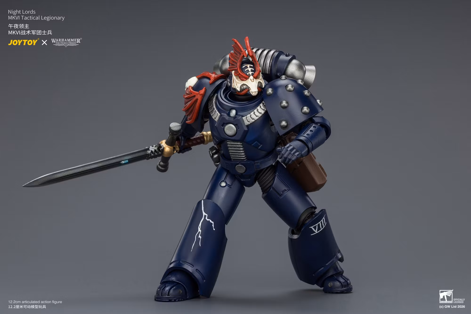 Warhammer: The Horus Heresy Night Lords MKVI Tactical Legionary 1/18 Scale Action Figure