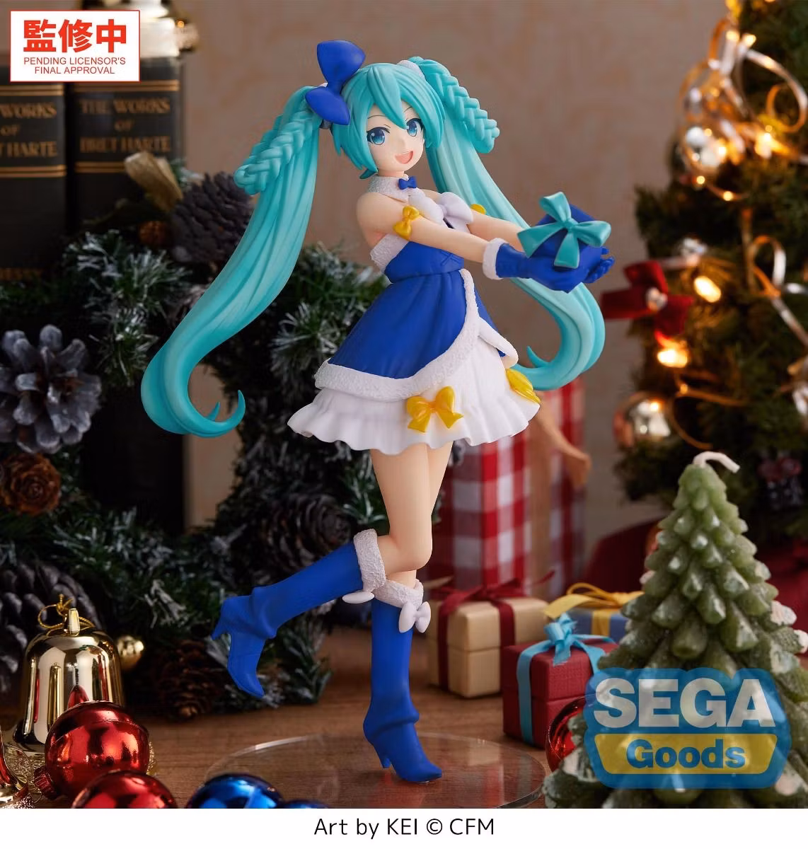 Vocaloid High Premium Figure Hatsune Miku (Sapphire Christmas Ver.) Figure