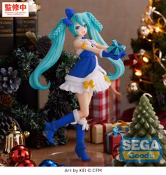Vocaloid High Premium Figure Hatsune Miku (Sapphire Christmas Ver.) Figure