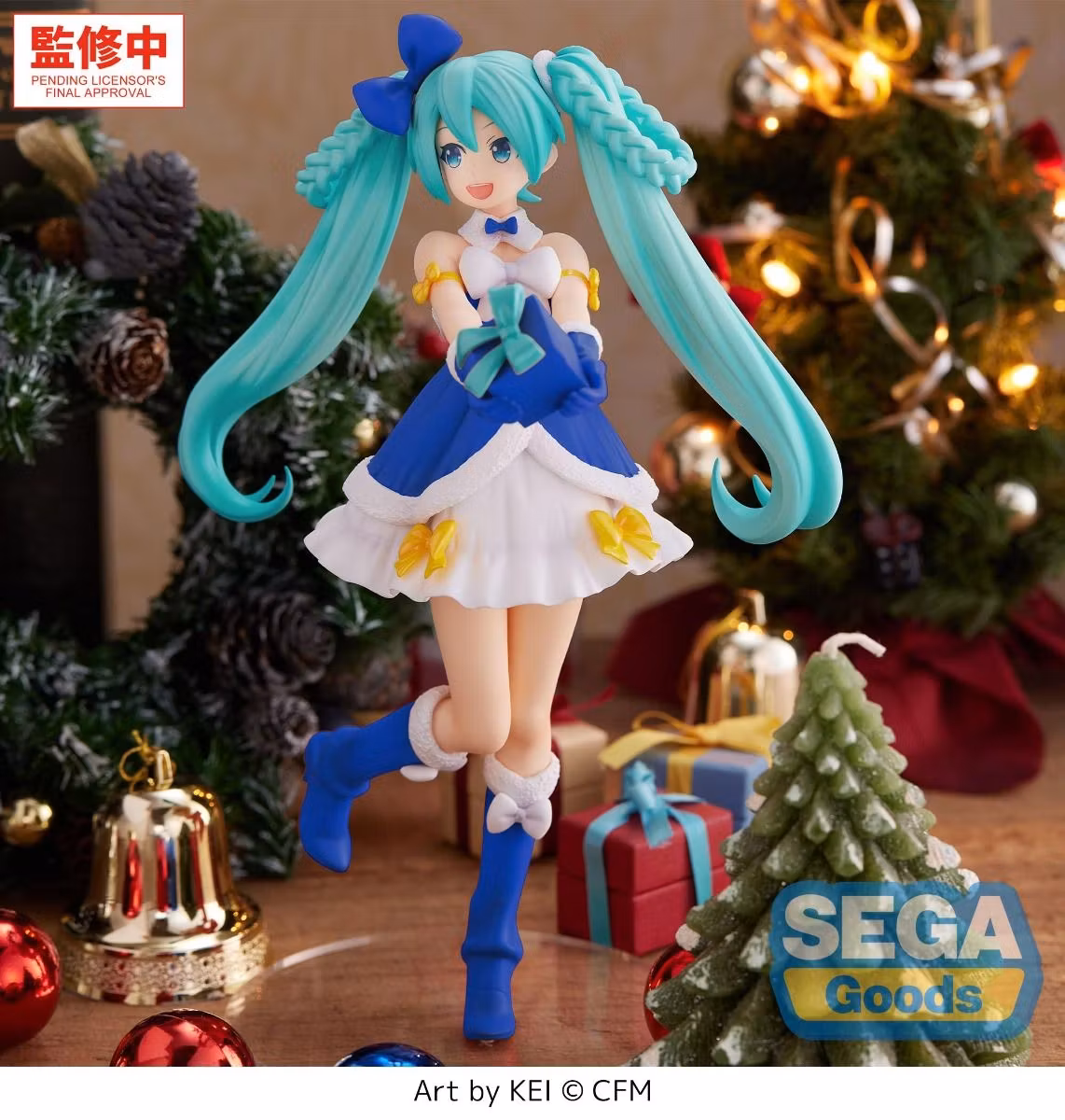 Vocaloid High Premium Figure Hatsune Miku (Sapphire Christmas Ver.) Figure