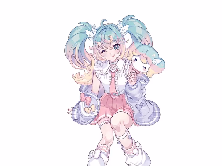 Hatsune Miku Sweet School Life PVC Figure Pastel Version