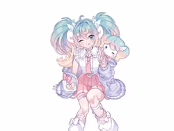 Hatsune Miku Sweet School Life PVC Figure Pastel Version