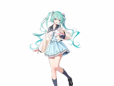 Hatsune Miku Sweet School Life PVC Figure Pure Version