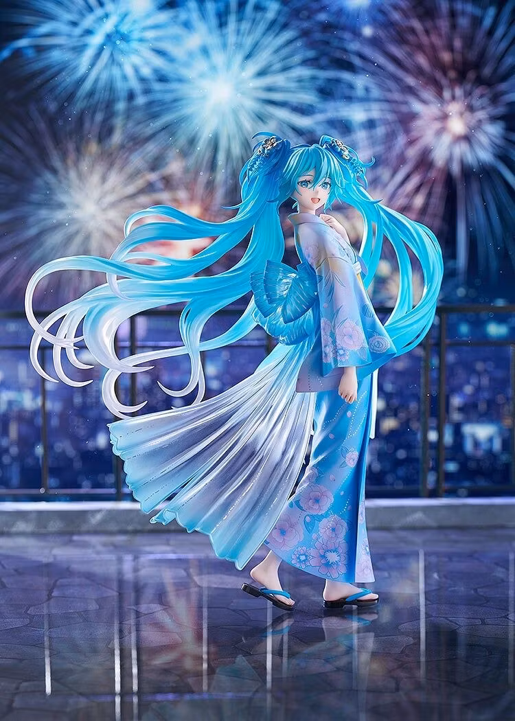 Vocaloid Hatsune Miku (Music & Fire Works Ver.) 1/7 Scale Figure