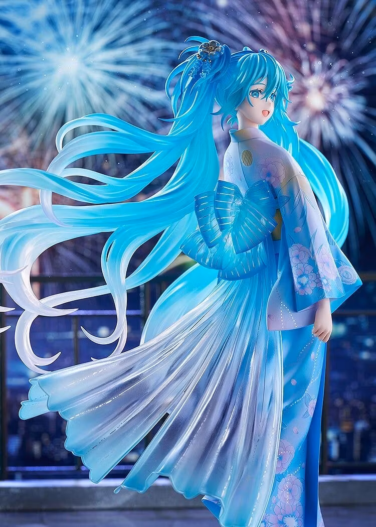 Vocaloid Hatsune Miku (Music & Fire Works Ver.) 1/7 Scale Figure