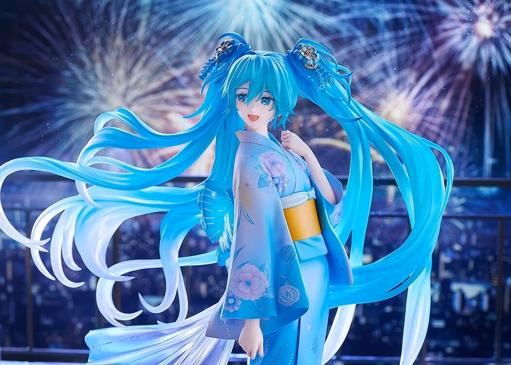 Vocaloid Hatsune Miku (Music & Fire Works Ver.) 1/7 Scale Figure