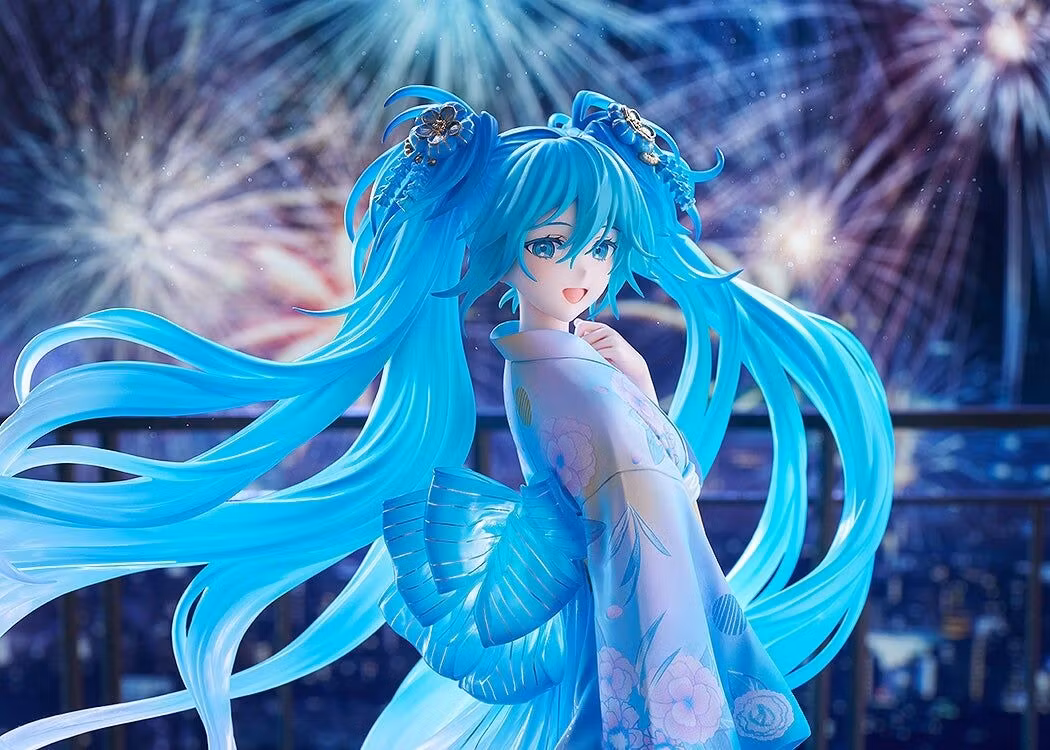 Vocaloid Hatsune Miku (Music & Fire Works Ver.) 1/7 Scale Figure