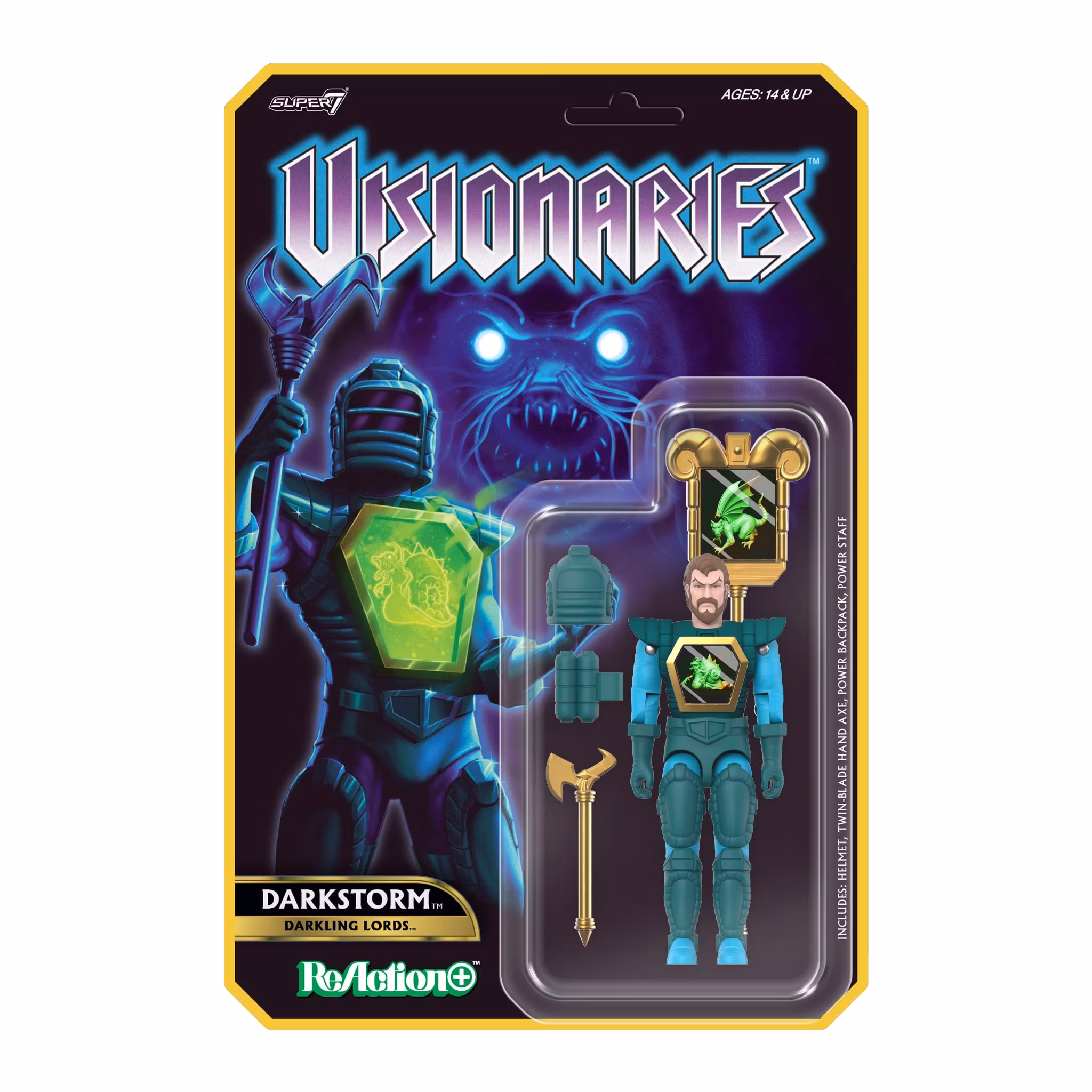 Visionaries: Knights of the Magical Light ReAction+ Darkstorm Action Figure